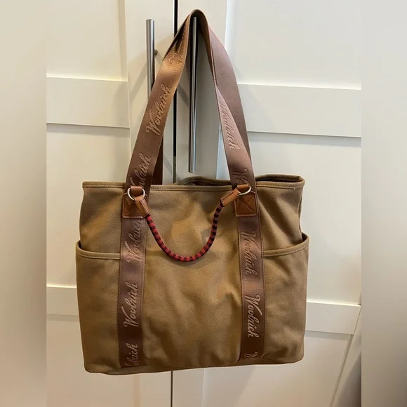 Woolrich x Target Collab Canvas Tote w/Carabiner, NWT - Picture 8 of 9